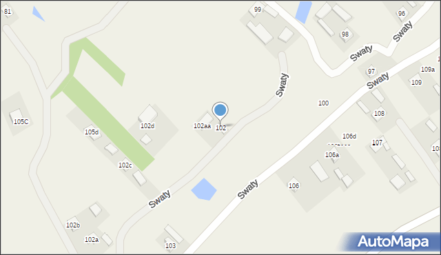 Swaty, Swaty, 102, mapa Swaty