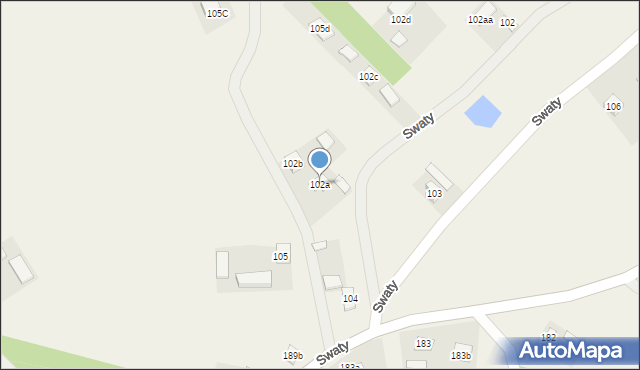 Swaty, Swaty, 102a, mapa Swaty