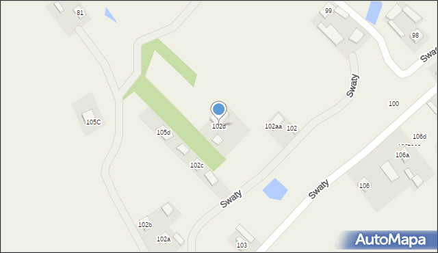 Swaty, Swaty, 102d, mapa Swaty