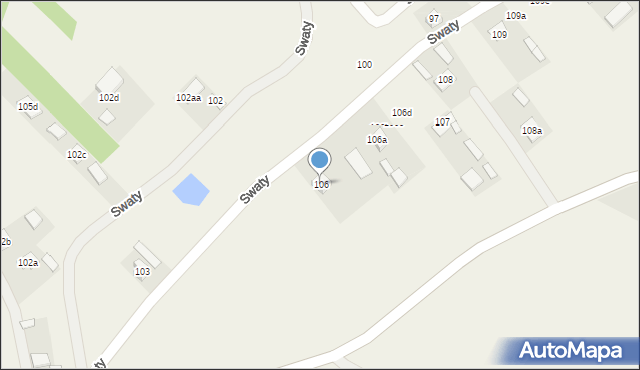 Swaty, Swaty, 106, mapa Swaty