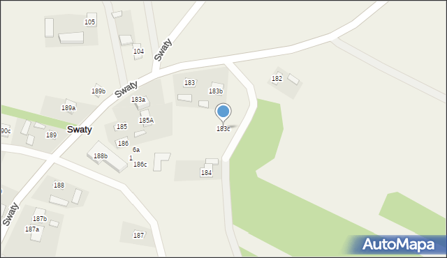 Swaty, Swaty, 183c, mapa Swaty