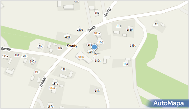 Swaty, Swaty, 186a, mapa Swaty