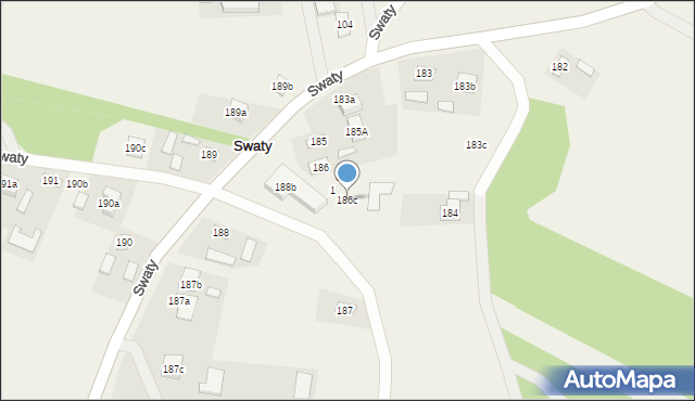 Swaty, Swaty, 186c, mapa Swaty