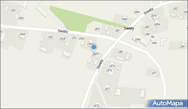 Swaty, Swaty, 190, mapa Swaty