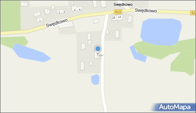 Swędkowo, Swędkowo, 18, mapa Swędkowo