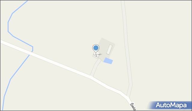 Świackie, Świackie, 1, mapa Świackie