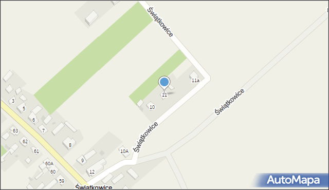 Świątkowice, Świątkowice, 11, mapa Świątkowice