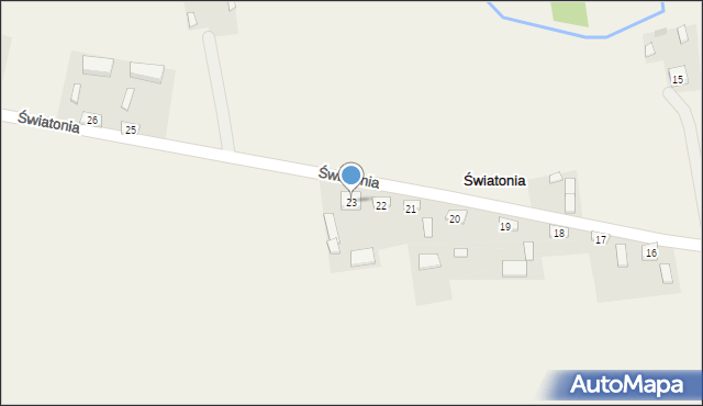 Światonia, Światonia, 23, mapa Światonia