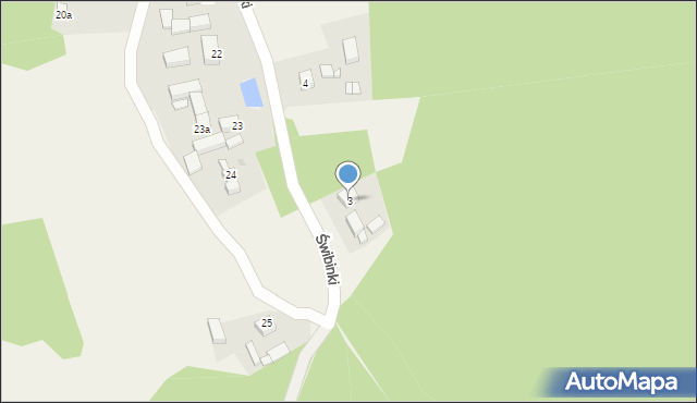 Świbinki, Świbinki, 3, mapa Świbinki