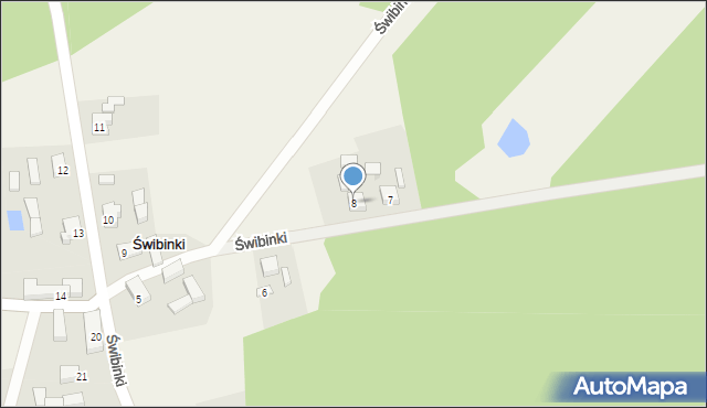 Świbinki, Świbinki, 8, mapa Świbinki