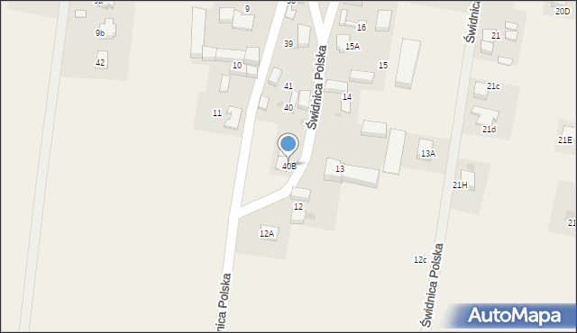 Świdnica Polska, Świdnica Polska, 40B, mapa Świdnica Polska