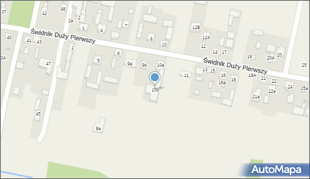 Świdnik Duży Pierwszy, Świdnik Duży Pierwszy, 10b, mapa Świdnik Duży Pierwszy