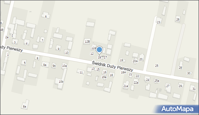Świdnik Duży Pierwszy, Świdnik Duży Pierwszy, 14, mapa Świdnik Duży Pierwszy
