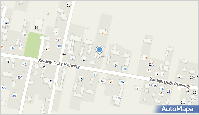 Świdnik Duży Pierwszy, Świdnik Duży Pierwszy, 7, mapa Świdnik Duży Pierwszy
