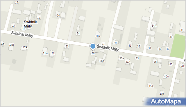 Świdnik Mały, Świdnik Mały, 26, mapa Świdnik Mały