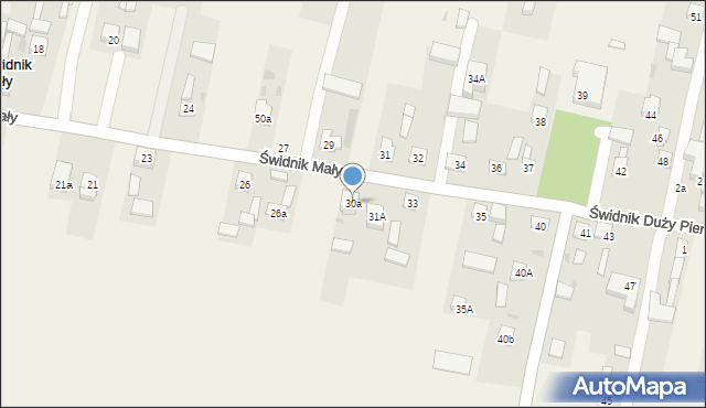 Świdnik Mały, Świdnik Mały, 30a, mapa Świdnik Mały