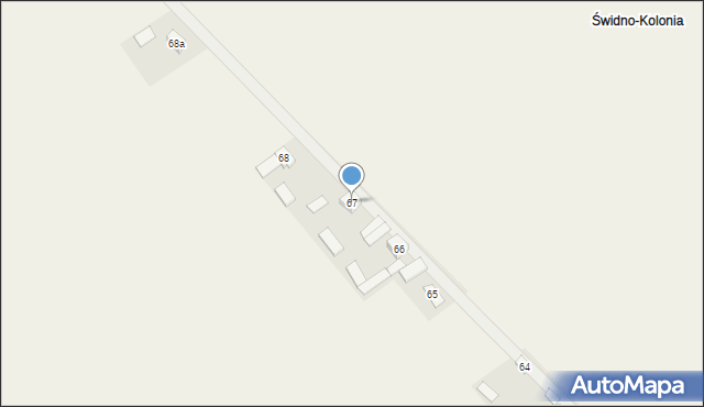 Świdno, Świdno, 67, mapa Świdno