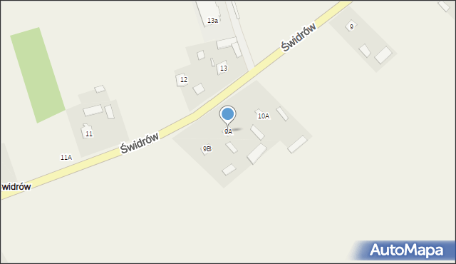 Świdrów, Świdrów, 9A, mapa Świdrów