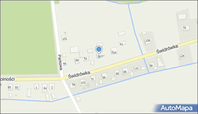 Świdrówka, Świdrówka, 29, mapa Świdrówka