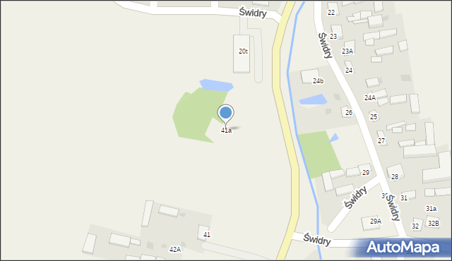 Świdry, Świdry, 41a, mapa Świdry