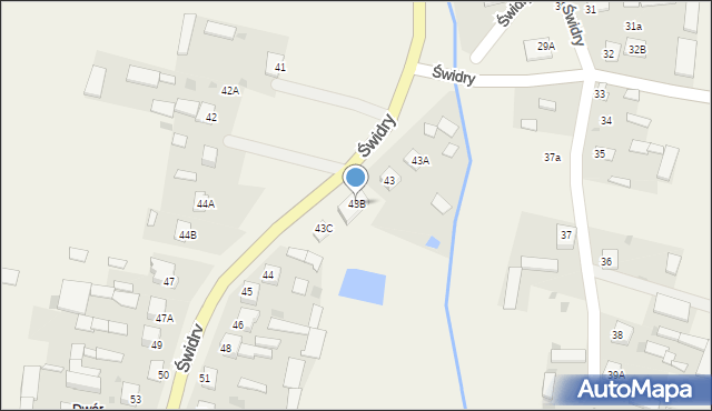 Świdry, Świdry, 43B, mapa Świdry