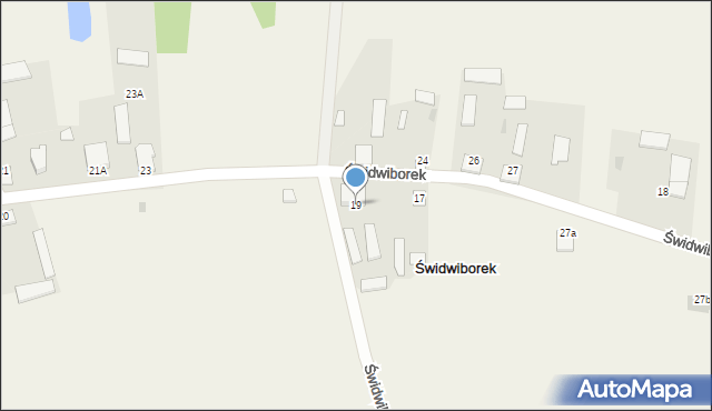 Świdwiborek, Świdwiborek, 19, mapa Świdwiborek