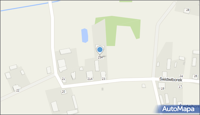 Świdwiborek, Świdwiborek, 23A, mapa Świdwiborek