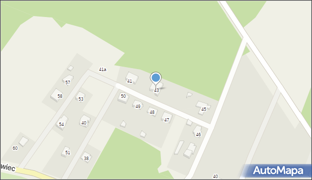 Świdwowiec, Świdwowiec, 43, mapa Świdwowiec