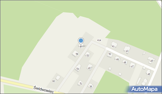 Świdwowiec, Świdwowiec, 57, mapa Świdwowiec
