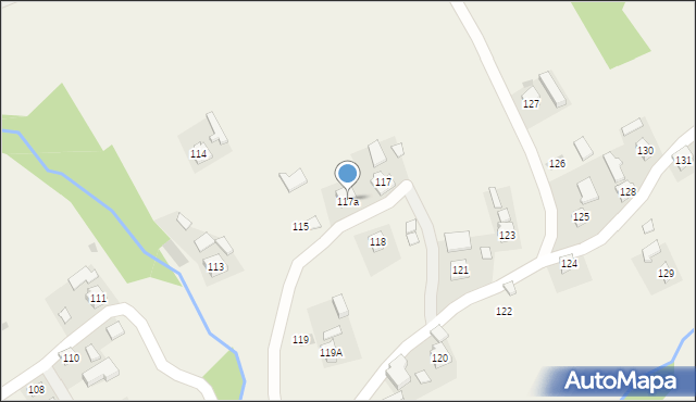 Świebodna, Świebodna, 117a, mapa Świebodna