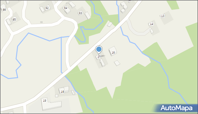 Świebodna, Świebodna, 17, mapa Świebodna