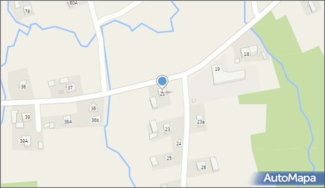 Świebodna, Świebodna, 21, mapa Świebodna