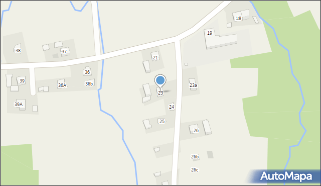 Świebodna, Świebodna, 23, mapa Świebodna
