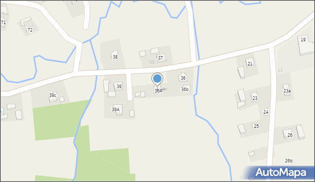 Świebodna, Świebodna, 36A, mapa Świebodna