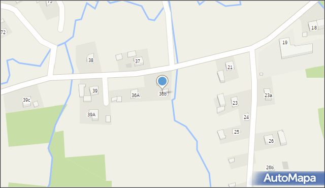 Świebodna, Świebodna, 36b, mapa Świebodna