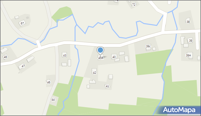 Świebodna, Świebodna, 40A, mapa Świebodna
