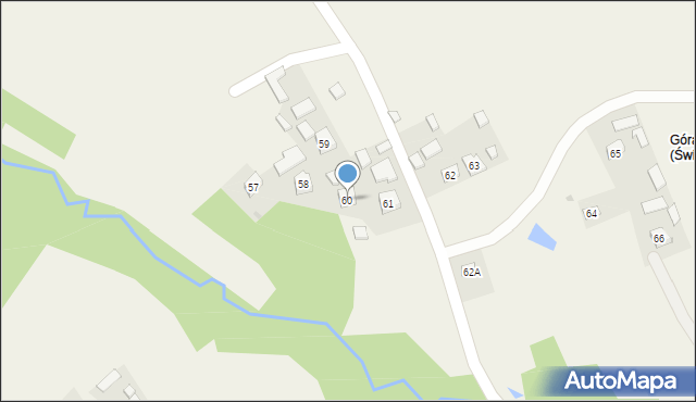 Świebodna, Świebodna, 60, mapa Świebodna