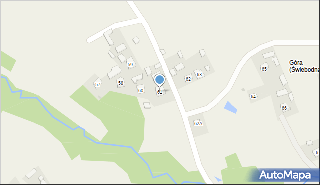 Świebodna, Świebodna, 61, mapa Świebodna