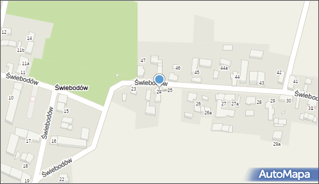 Świebodów, Świebodów, 24, mapa Świebodów