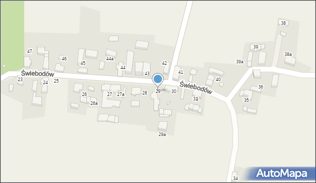 Świebodów, Świebodów, 29, mapa Świebodów