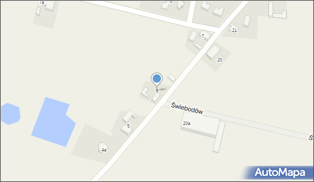 Świebodów, Świebodów, 6, mapa Świebodów