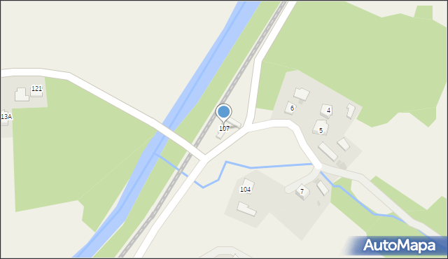 Świebodzin, Świebodzin, 107, mapa Świebodzin