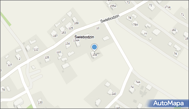 Świebodzin, Świebodzin, 10a, mapa Świebodzin