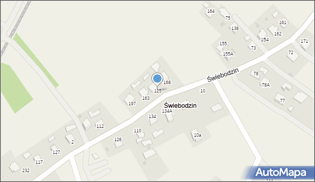 Świebodzin, Świebodzin, 125, mapa Świebodzin