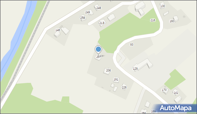 Świebodzin, Świebodzin, 207, mapa Świebodzin