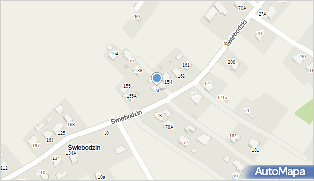 Świebodzin, Świebodzin, 73, mapa Świebodzin