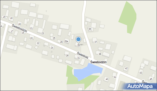 Świebodzin, Świebodzin, 33, mapa Świebodzin