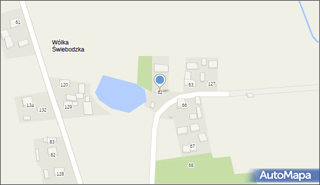 Świebodzin, Świebodzin, 62, mapa Świebodzin