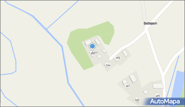 Święcany, Święcany, 466, mapa Święcany