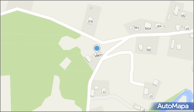 Święcany, Święcany, 495, mapa Święcany